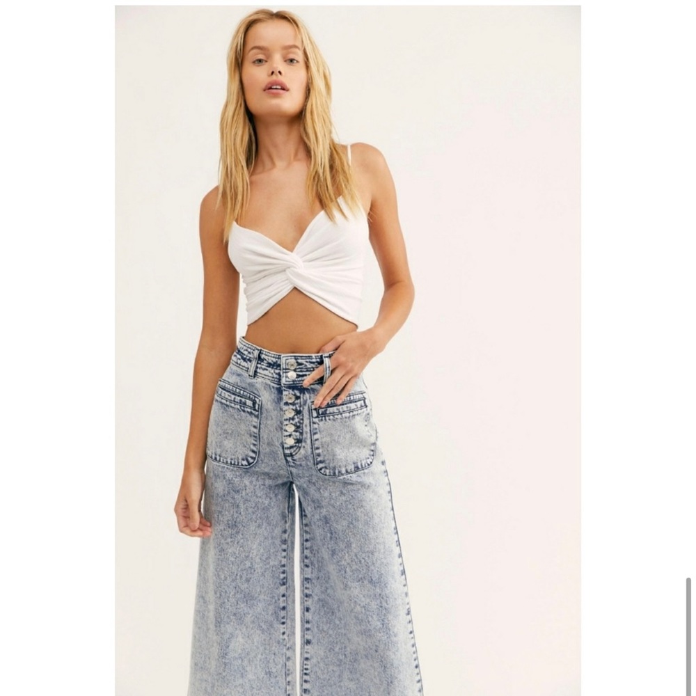We the Free people Wide high rise jeans size 28 - Picture 2 of 3